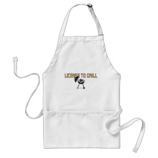 License To Grill Adult Apron