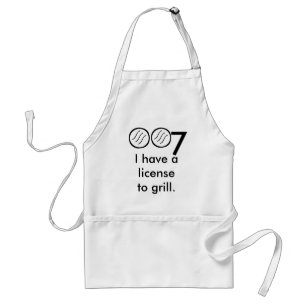 License to Grill BBQ Apron