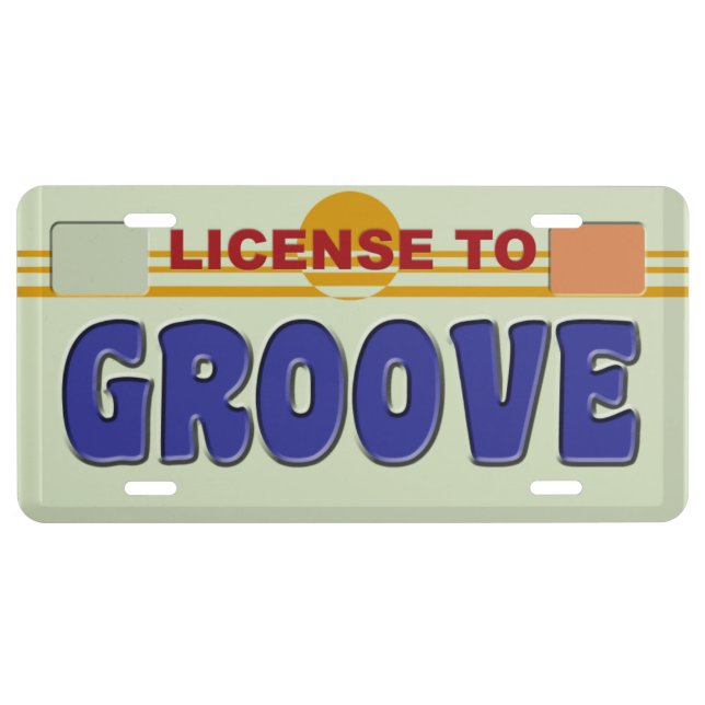 License to Groove Plate (Front)
