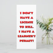 License to kill text (Standing Front)