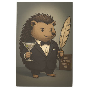 License to Quill Metal Print