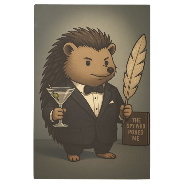 License to Quill Metal Print (Front)