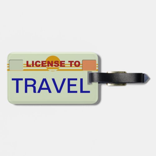 License to Travel Tag