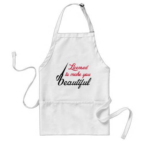 Licensed Adult Apron