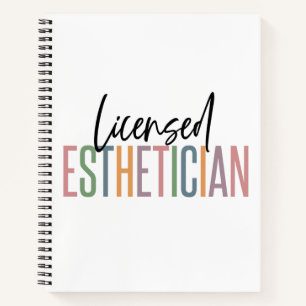 Licensed Esthetician Cosmetologist Beautician Notebook