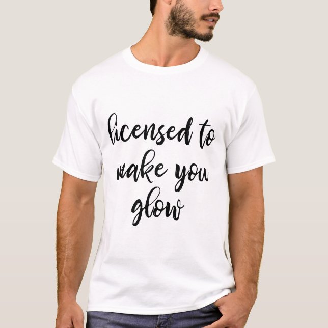 Licensed Esthetician T-Shirt (Front)