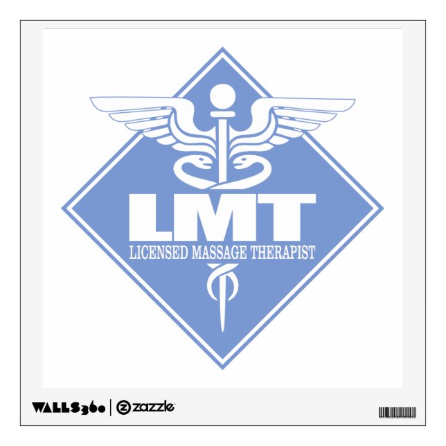 Licensed Massage Therapist Wall Sticker (Front)