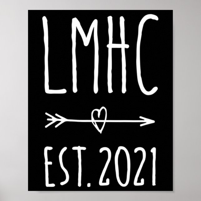 Licensed Mental Health Counselor 2024 Graduation G Poster (Front)
