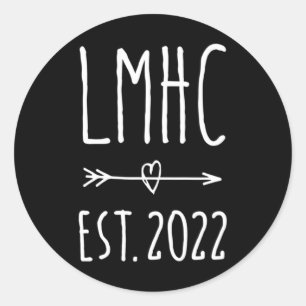 Licensed Mental Health Counselor Graduation 2024  Classic Round Sticker