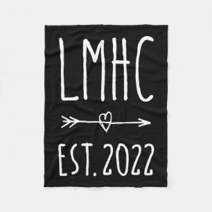 Licensed Mental Health Counselor Graduation 2024  Fleece Blanket