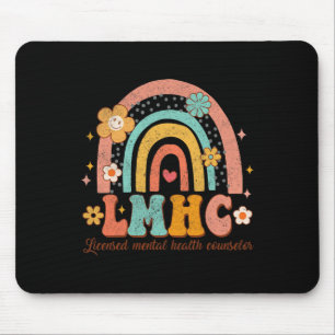 Licensed Mental Health Counselor Therapist Groovy  Mouse Pad