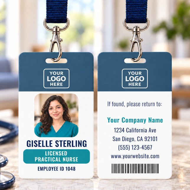 Licensed Practical Nurse LPN Photo Bar Code Badge (Creator Uploaded)