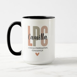 Licensed Professional Counselor Gifts, LPC Therapi Mug