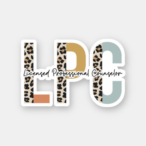 Licensed Professional Counselor LPC Student Grad Sticker