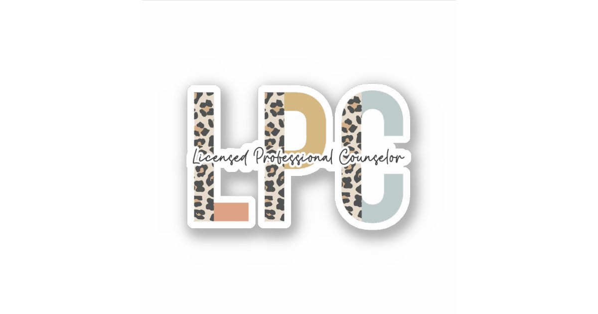 Licensed Professional Counselor, LPC Student Grad Sticker | Zazzle