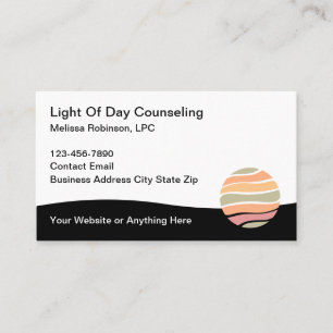 Licensed Professional Counselor Mental Health Business Card