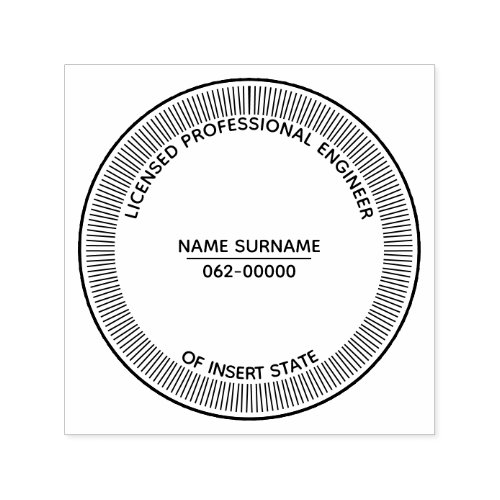 Licensed Professional Engineer State of Self_inking Stamp