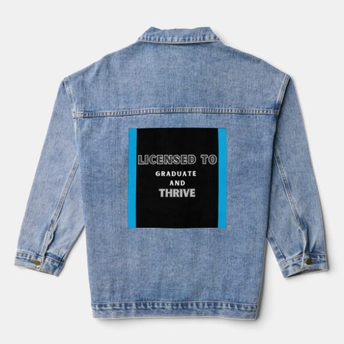 Licensed to Graduate Denim Jacket