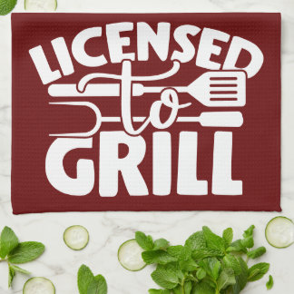 Licensed To Grill Kitchen Towel
