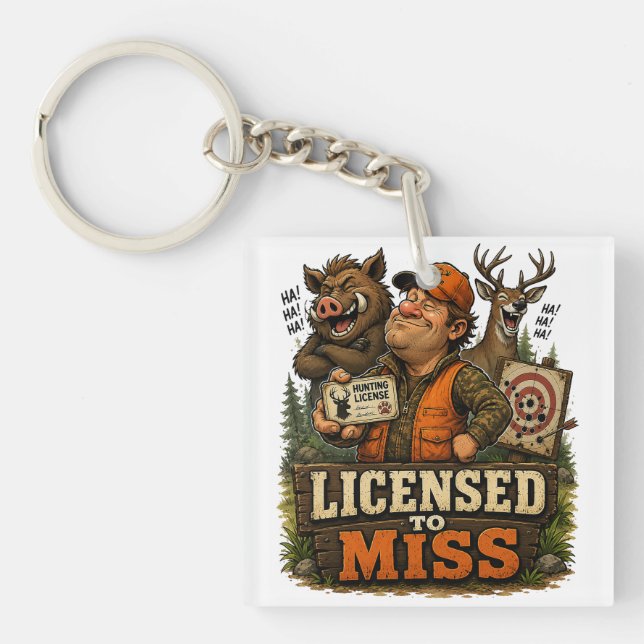 Licensed To Miss Keychain (Front)