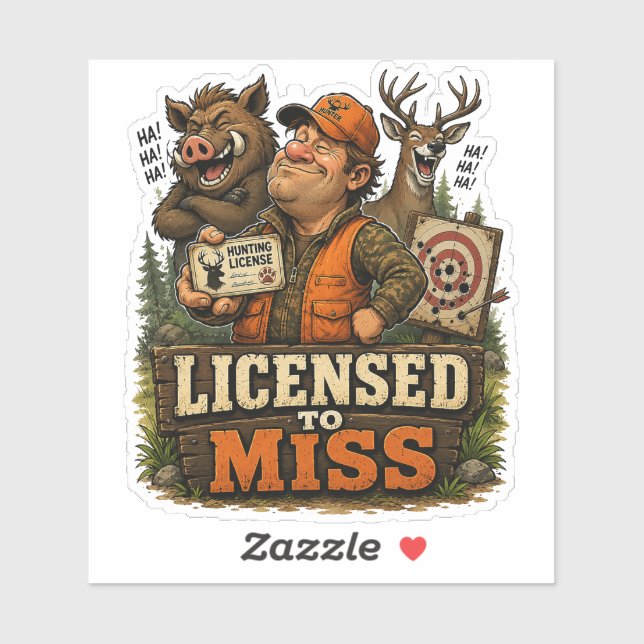 Licensed To Miss Sticker (Sheet)