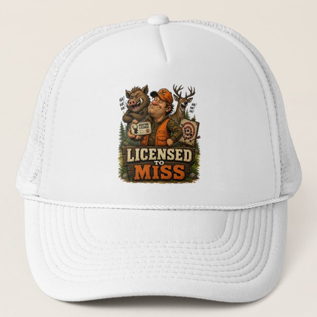 Licensed To Miss Trucker Hat (Front)