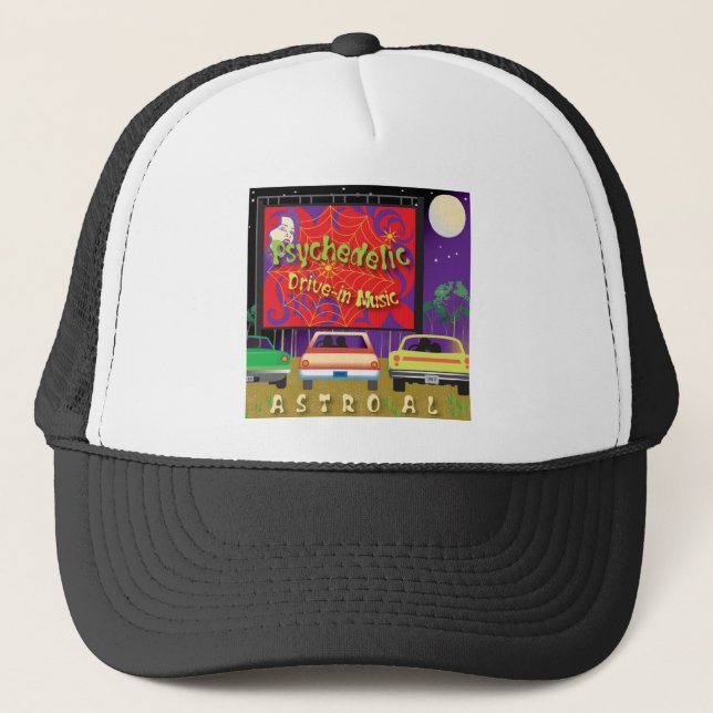 licenseplatedriveinMusic Trucker Hat (Front)