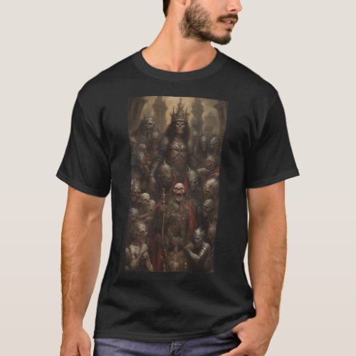 Lich king Undead Emperor Elder Vampire Demon 11 T_Shirt