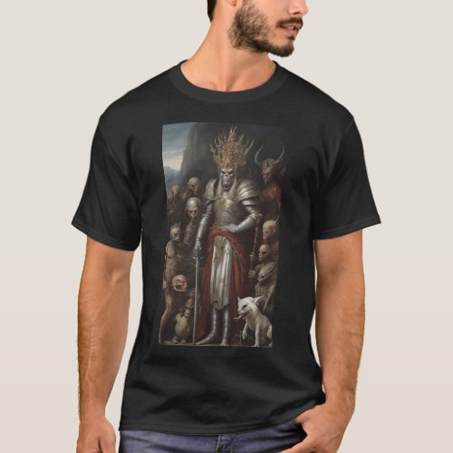 Lich king Undead Emperor Elder Vampire Demon 16 T_Shirt