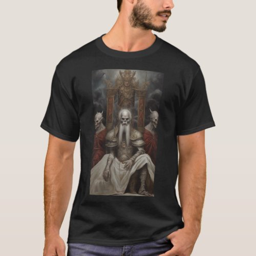 Lich king Undead Emperor Elder Vampire Demon 24 T_Shirt