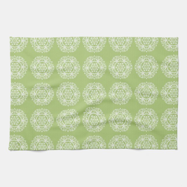 Lichen Mandala Towel (Horizontal)