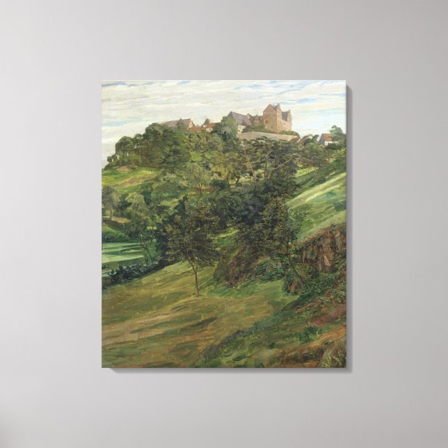 Lichtenberg Castle in Odenwald, 1900 Canvas Print (Front)