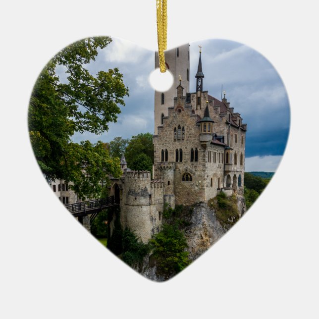Lichtenstein Castle - Baden-wurttemberg - Germany Ceramic Ornament (Front)