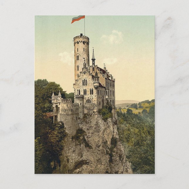 Lichtenstein Castle Wurtemburg, Germany Postcard (Front)