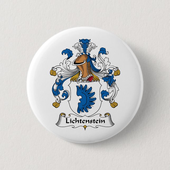 Lichtenstein Family Crest Button (Front)