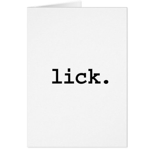 lick. cards (Front)