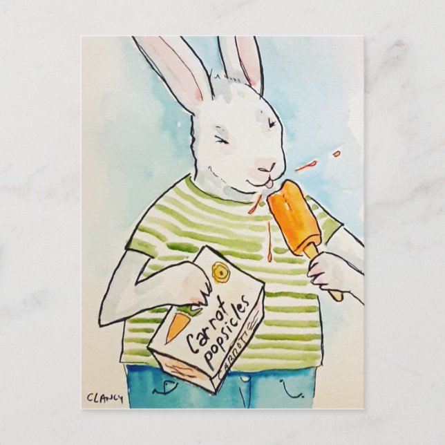 Lick Hare postcard (Front)