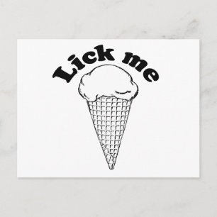 LICK ME POSTCARD