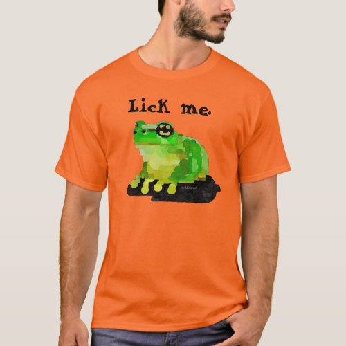 Lick me Psychoactive Toad Tie_dye T_shirt