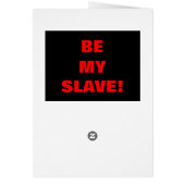 LICK MY FEET! CARDS (Back)