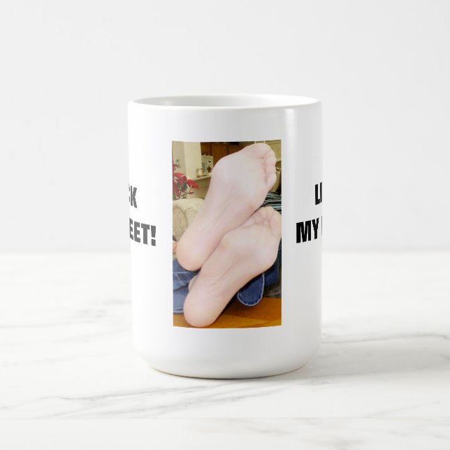 LICK MY FEET! COFFEE MUG (Center)