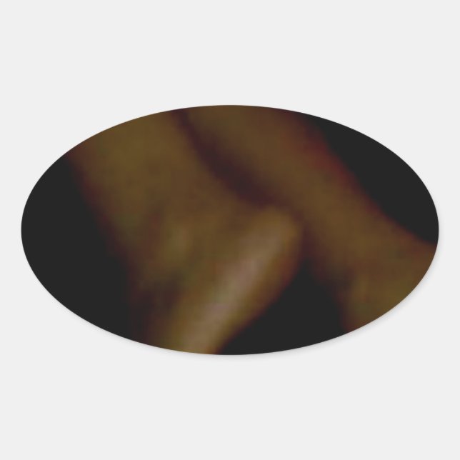 LICK MY FEET OVAL STICKER (Front)