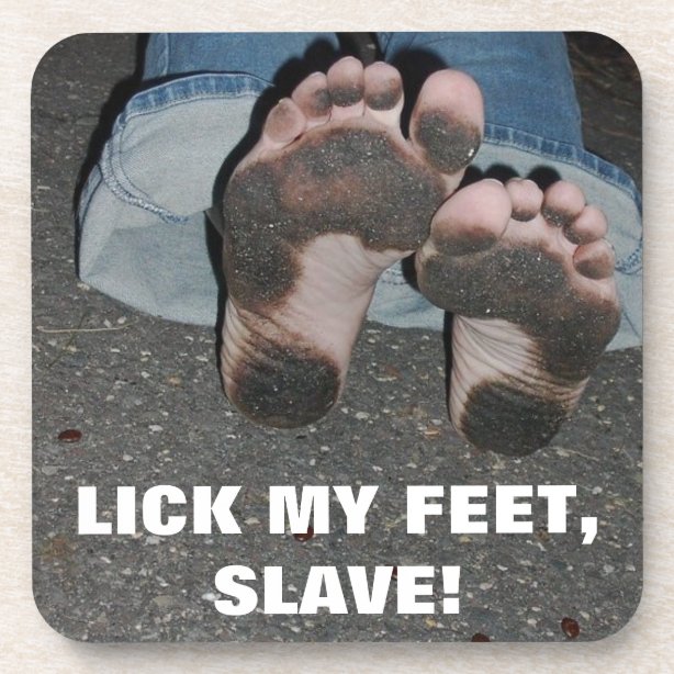 Personalized Lick My Feet Slave Gifts On Zaz