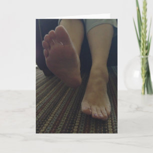 LICK MY FEET, VALENTINE! HOLIDAY CARD