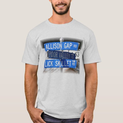Lick Skillet Poor Valley  Allison Gap T_Shirt