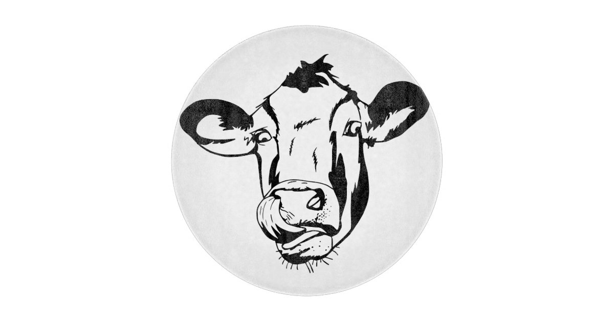 licking cow silhouette cutting board zazzle com licking cow silhouette cutting board zazzle com