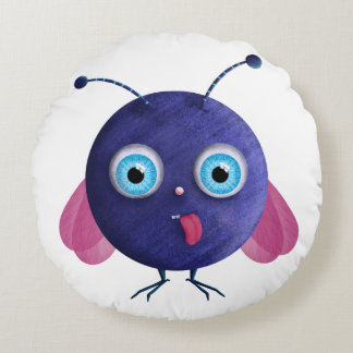 Licky monster mullidito round pillow