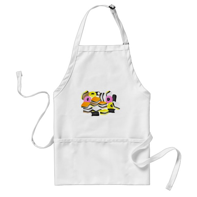 Licorice Allsorts Adult Apron (Front)