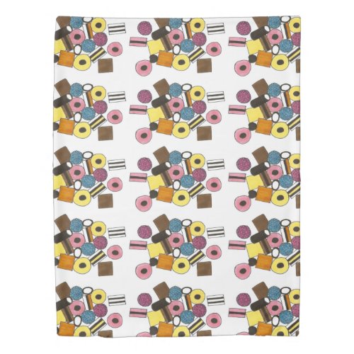 Licorice Allsorts All Sorts Liquorice Candy Sweets Duvet Cover