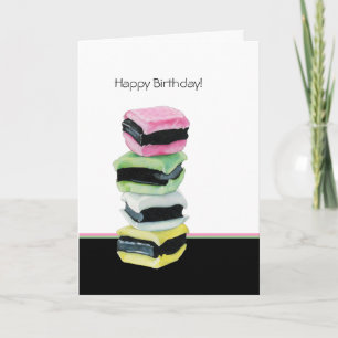 Licorice Allsorts Birthday Card